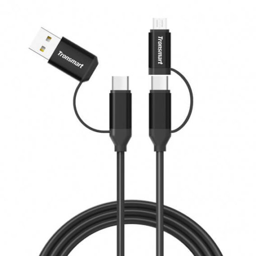 tronsmart-c4n1-4-in-1-usb-type-c-cable-black-33ft